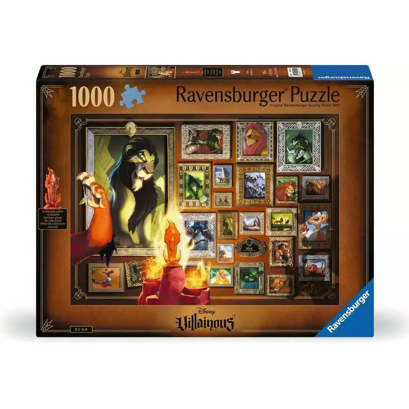 Ravensburger Disney Villainous: Scar Puzzle (1000 PCS)