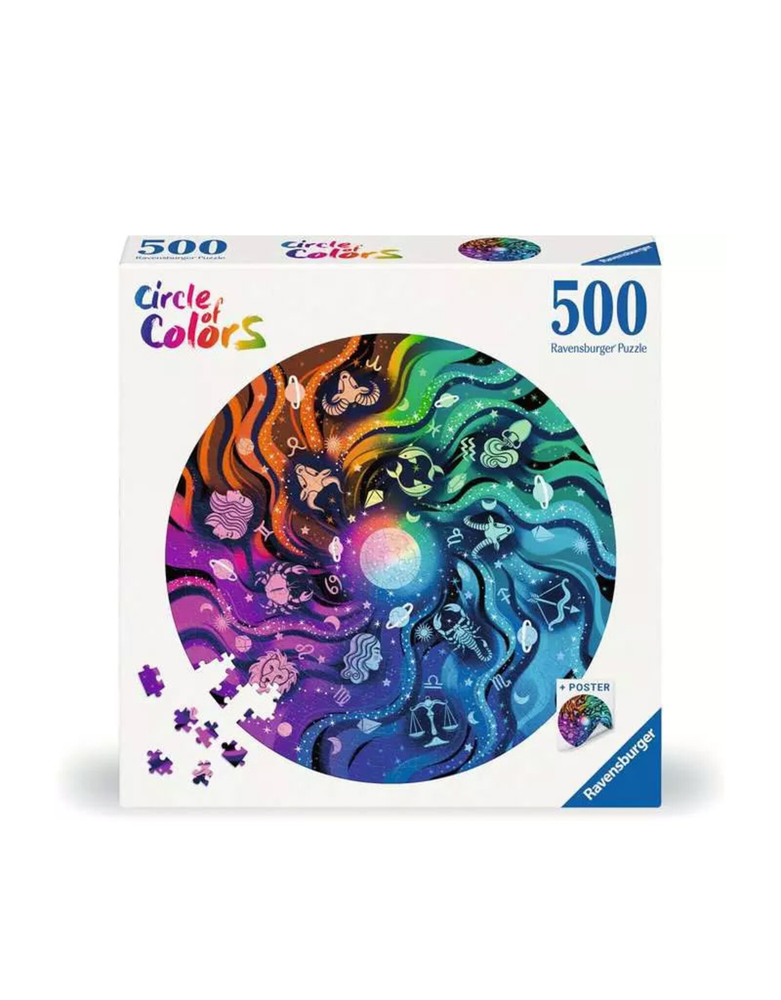 Ravensburger Astrology: Round Puzzle (500 PCS)
