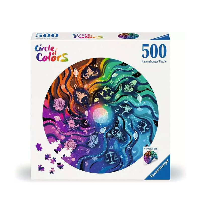 Ravensburger Astrology: Round Puzzle (500 PCS)