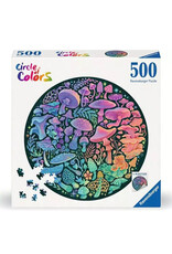 Ravensburger Mushrooms: Round Puzzle (500 PCS)