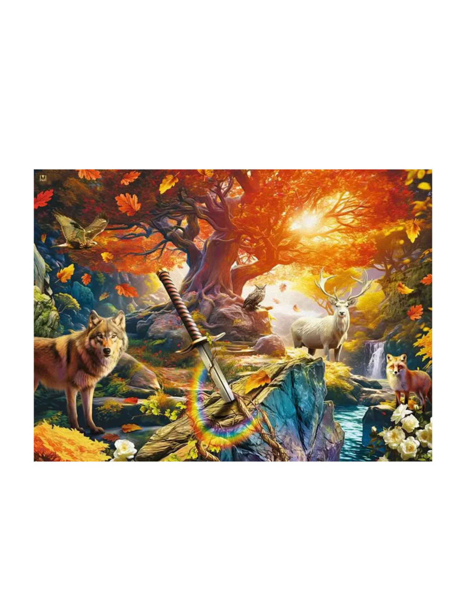 Ravensburger Excalibur Forest Puzzle (500 PCS)