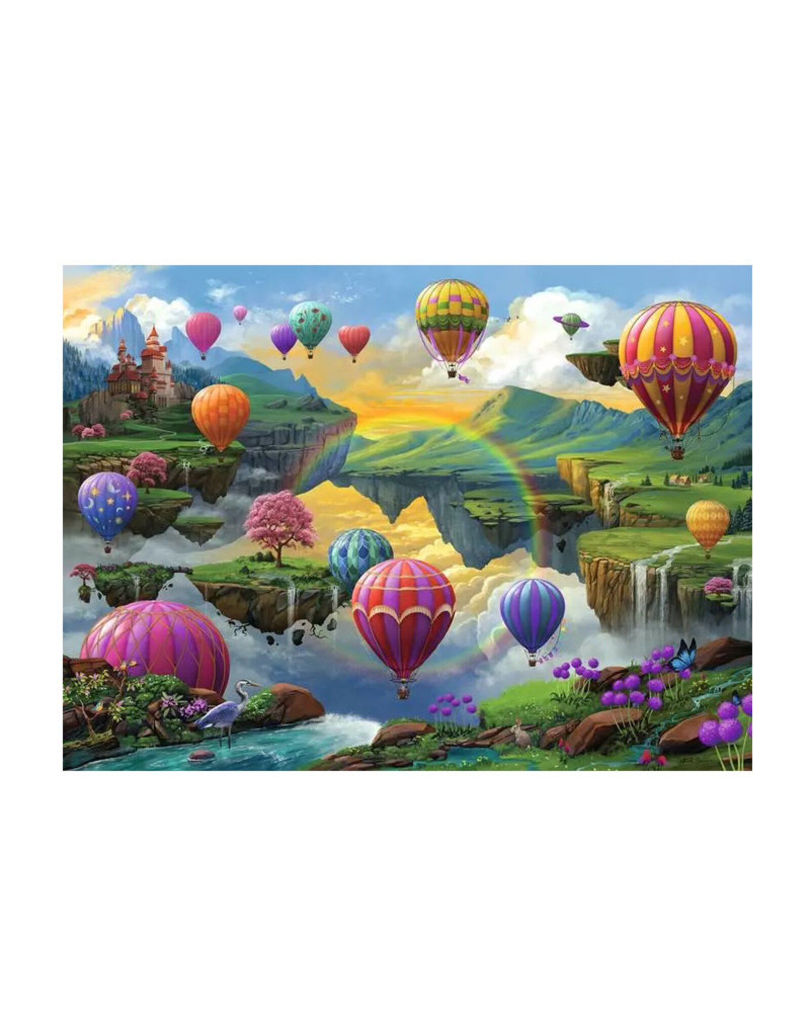 Ravensburger Air Balloon Valley  Puzzle (500 PCS)