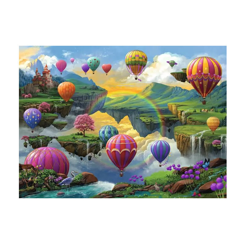 Ravensburger Air Balloon Valley  Puzzle (500 PCS)