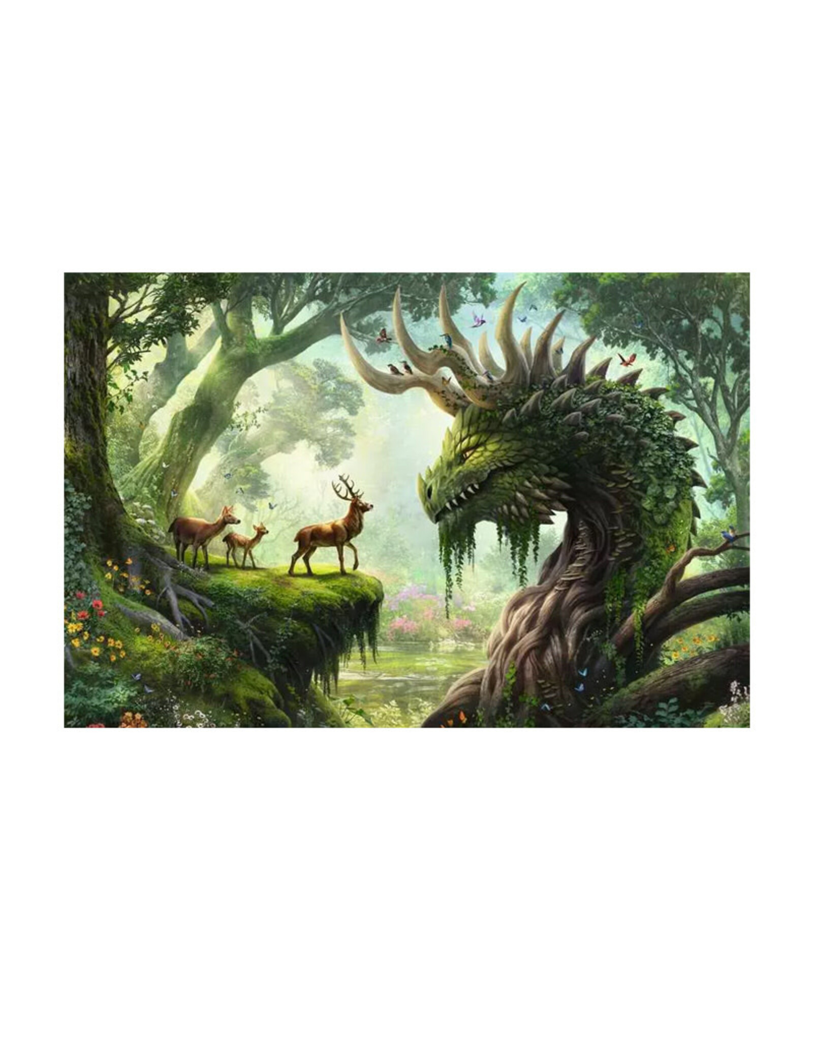 Ravensburger The Forest Dragon Awakes Puzzle (3000 PCS)
