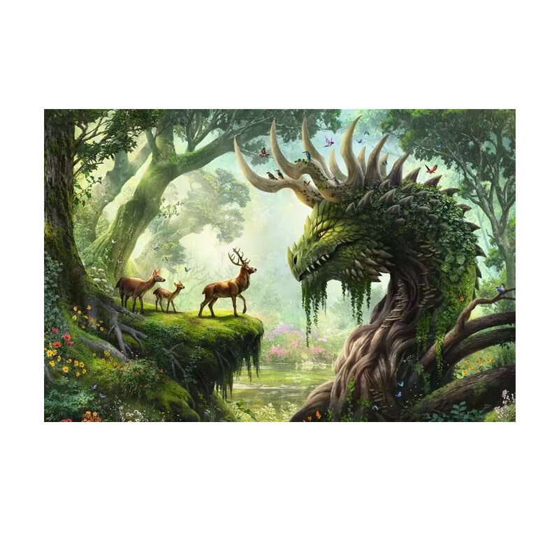 Ravensburger The Forest Dragon Awakes Puzzle (3000 PCS)