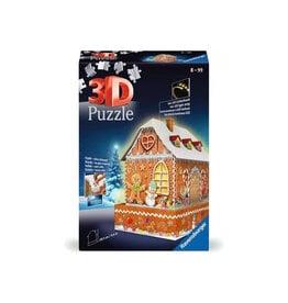 Ravensburger Gingerbread House Night Ed. 3D Puzzle (216 PCS)