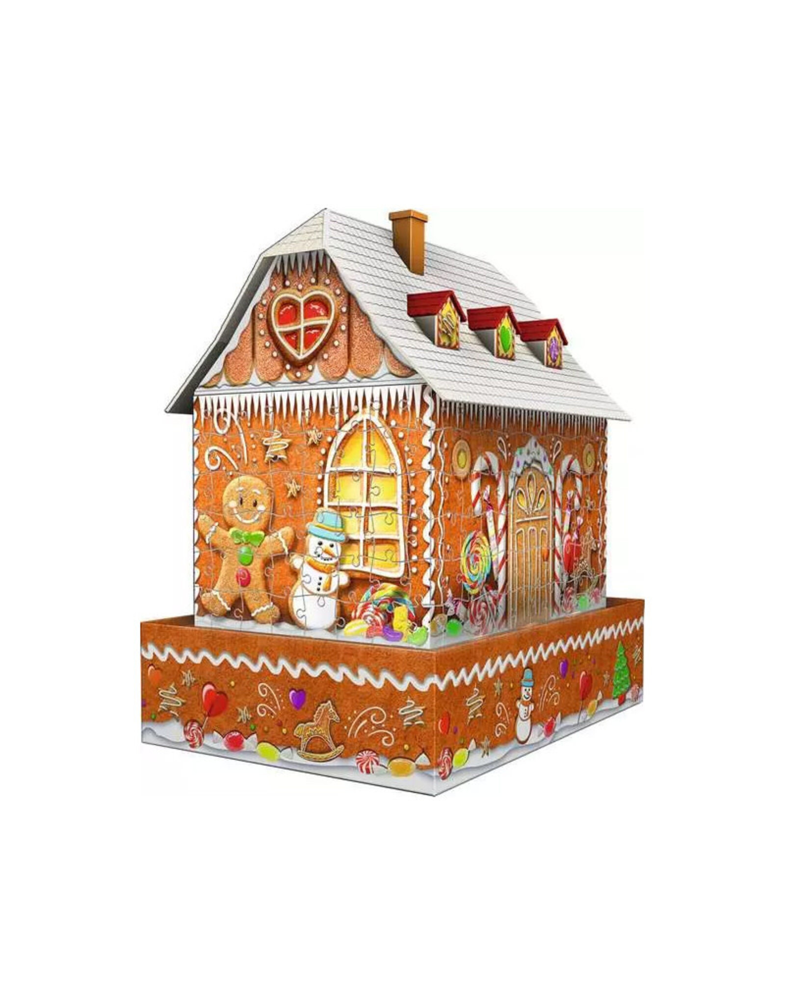 Ravensburger Gingerbread House Night Ed. 3D Puzzle (216 PCS)
