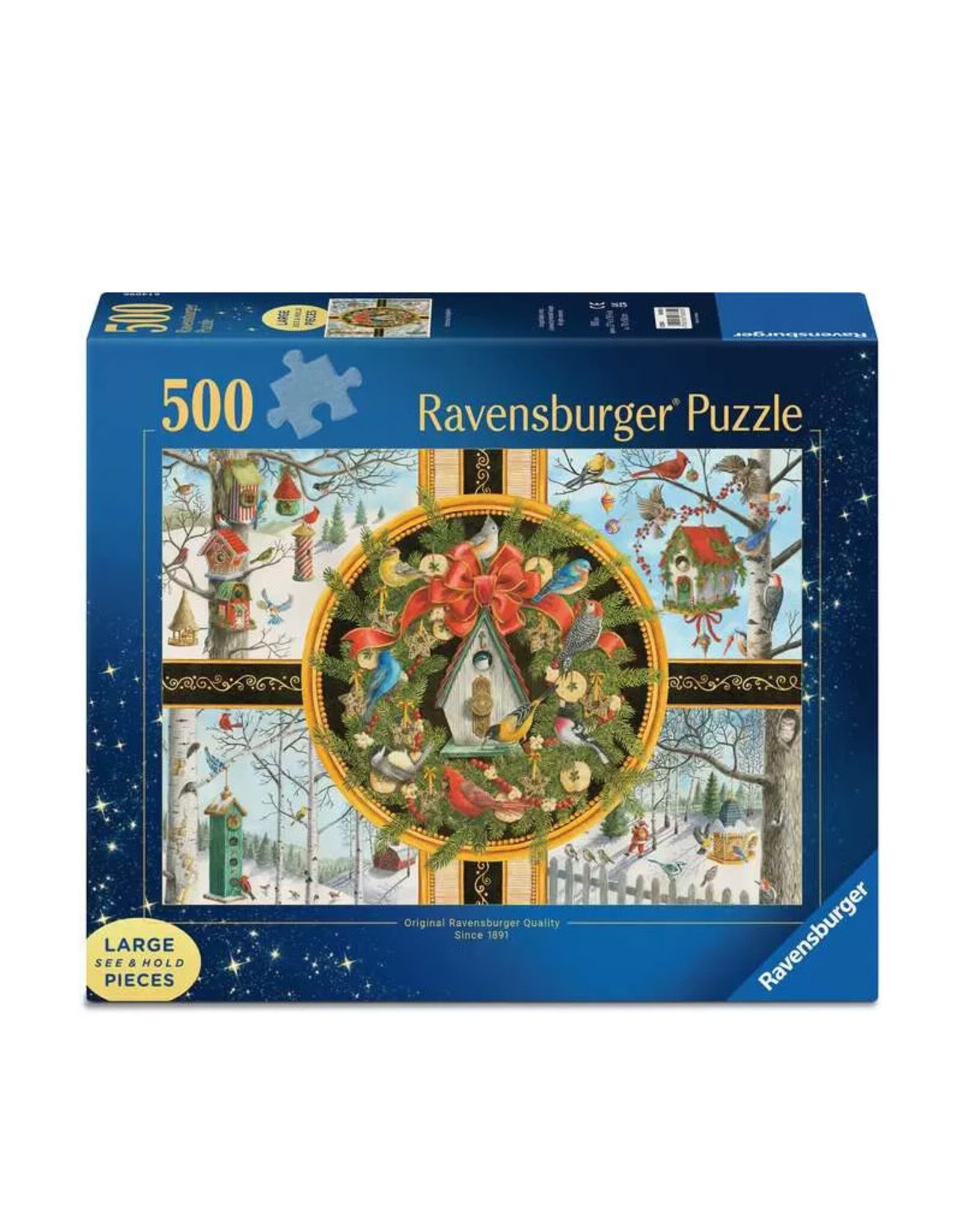 Ravensburger Christmas Songbirds Large Format Puzzle (500 PCS)