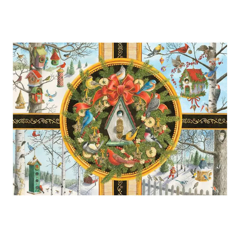 Ravensburger Christmas Songbirds Large Format Puzzle (500 PCS)