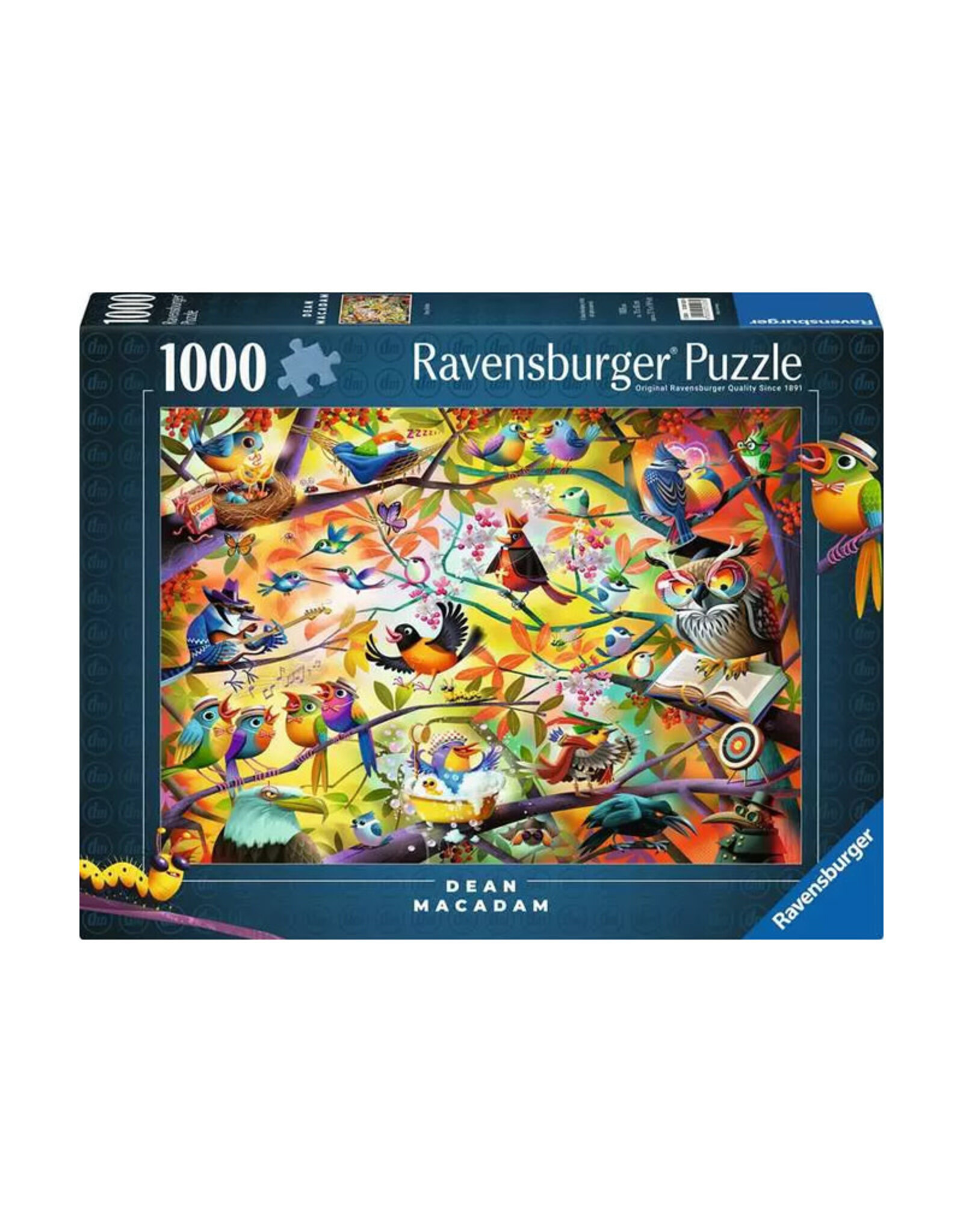 Ravensburger Dean MacAdam: Busy Birdies  Puzzle (1000 PCS)