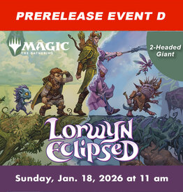Wizards of the Coast (Sold Out) MTG Lorwyn Eclipsed Prerelease 2HG EVENT D (SUN, Jan 18, 2026 at 11:00 am)