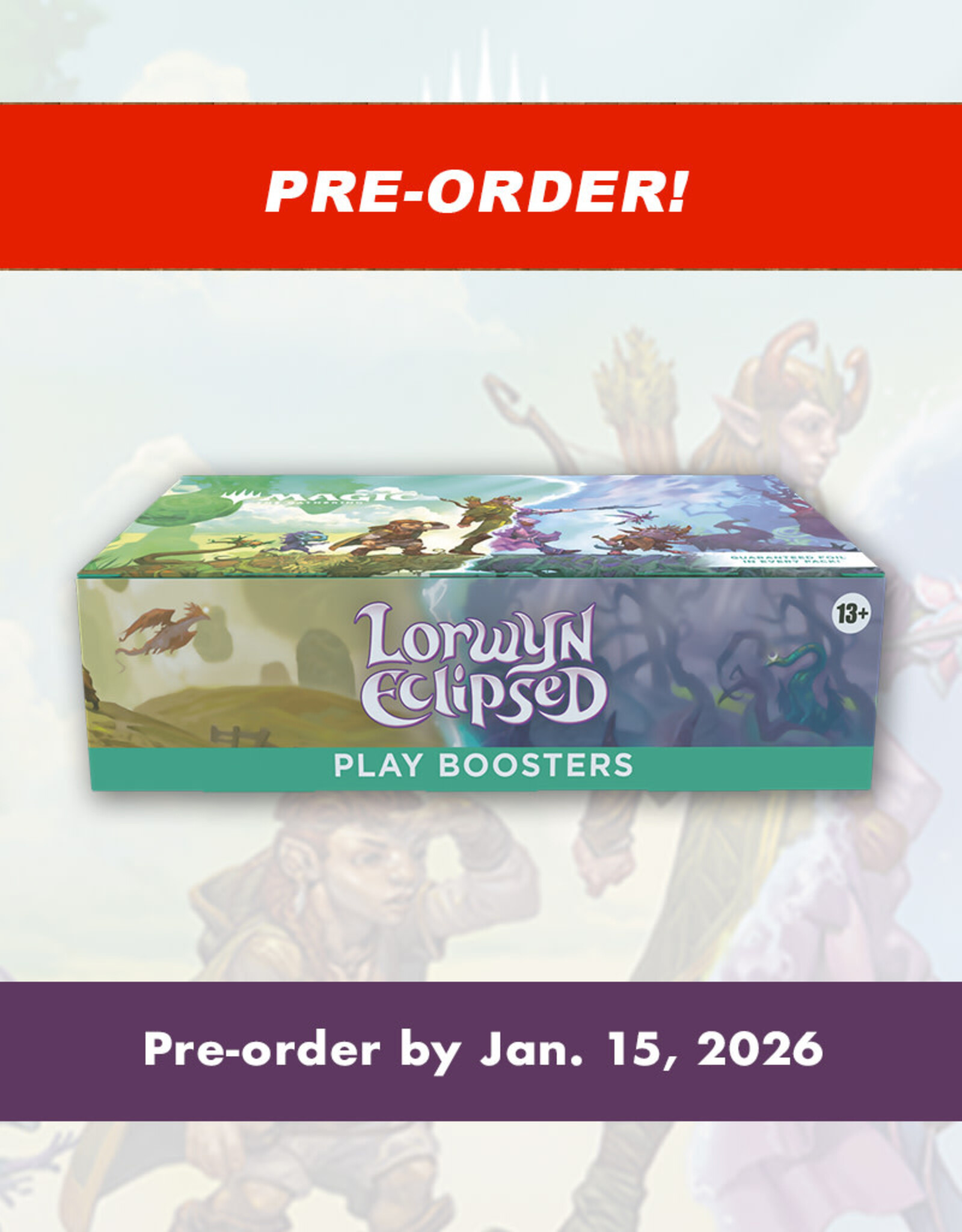Wizards of the Coast MTG Lorwyn Eclipsed Play Booster Display (30) (Jan 16)