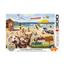 Eurographics No Cats Allowed 3D Lenticular Puzzle (300 PCS)