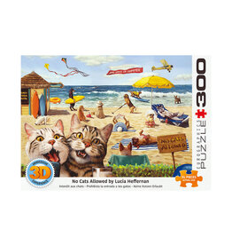 Eurographics No Cats Allowed 3D Lenticular Puzzle (300 PCS)