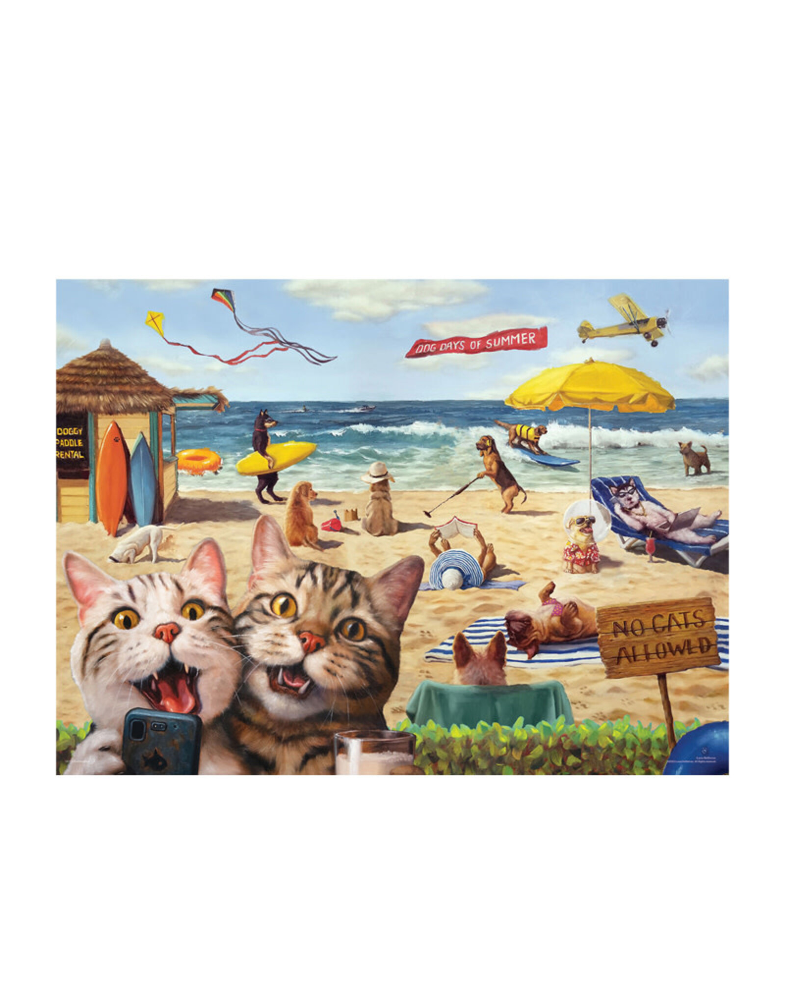 Eurographics No Cats Allowed 3D Lenticular Puzzle (300 PCS)