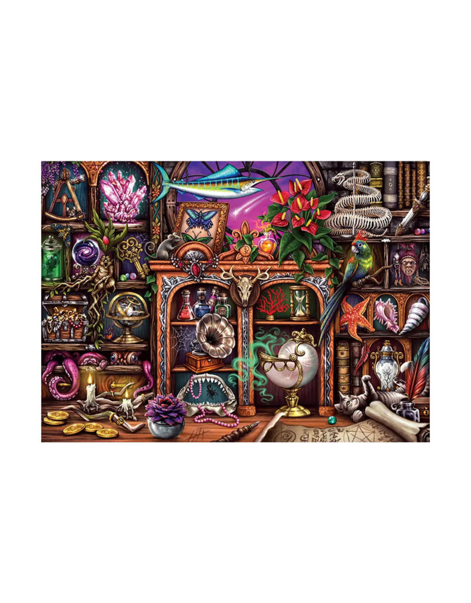 Cobble Hill Cabinet of Curiosities by Sarah Richter Puzzle (500 PCS)