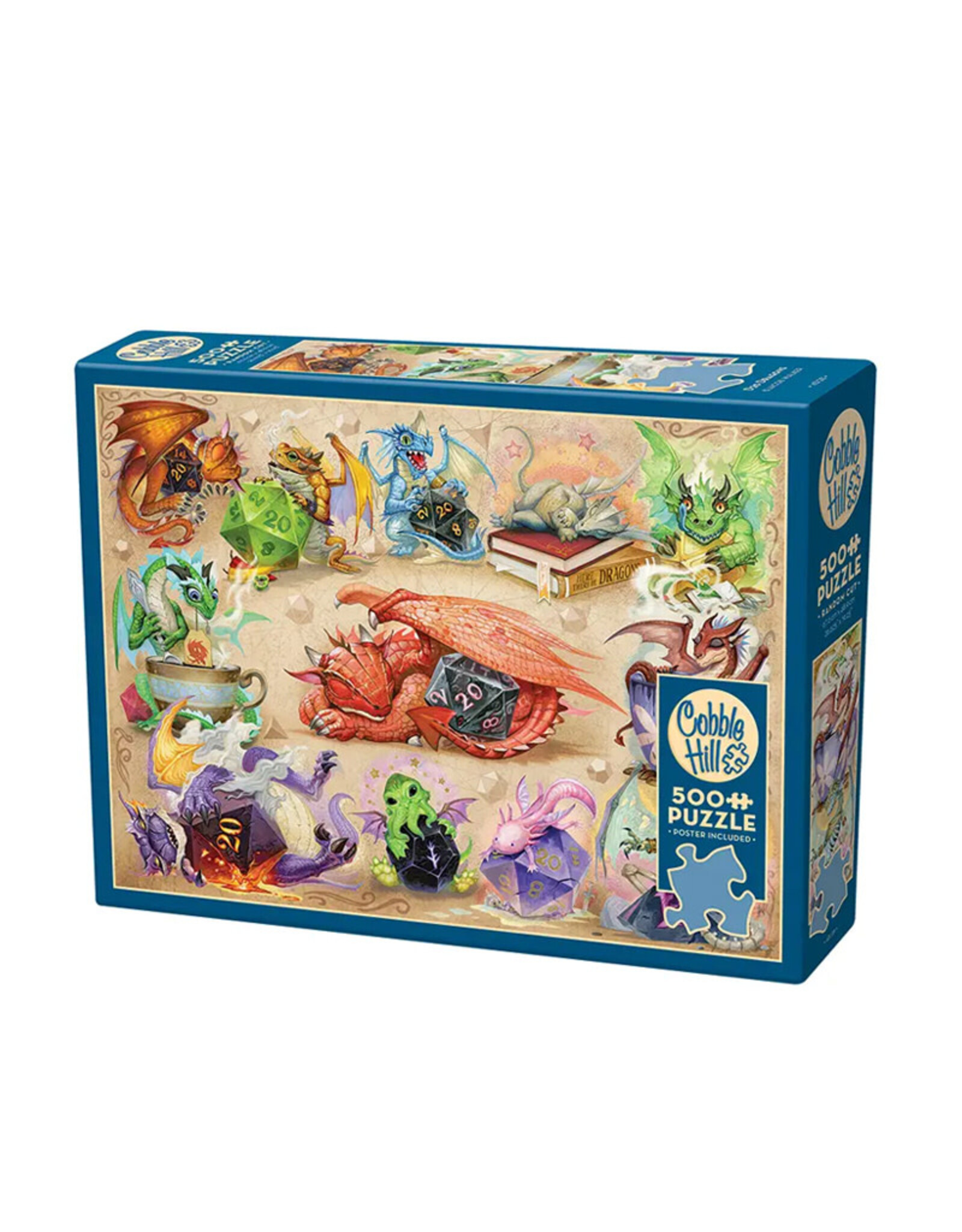 Cobble Hill D20 Dragons by Jacob Walker Puzzle (500 PCS)