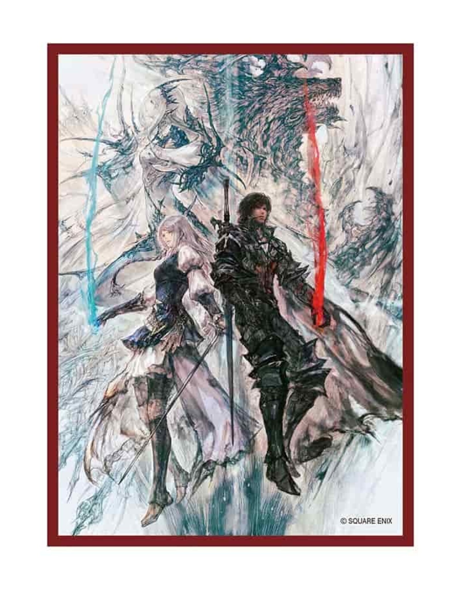 Misc Sleeves (100) Final Fantasy Fiery Heart and Icy Resolve