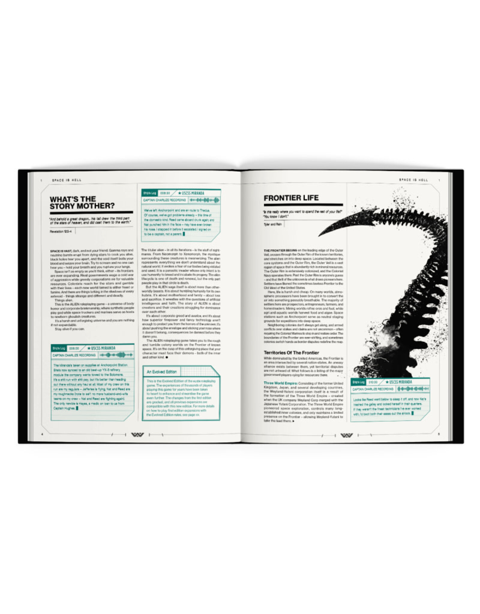 Free League Publishing Alien RPG Evolved Edition Core Rulebook