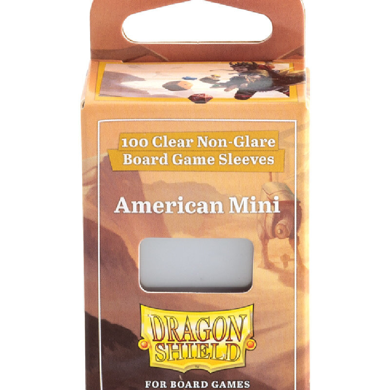 Arcane Tinmen Board Game Sleeves: Dragon Shield (100) Mini American with Box