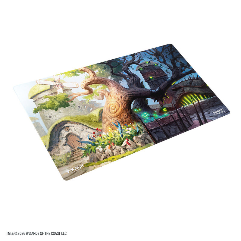 Playmat: MTG Lorwyn Eclipsed Shiny Temple Garden