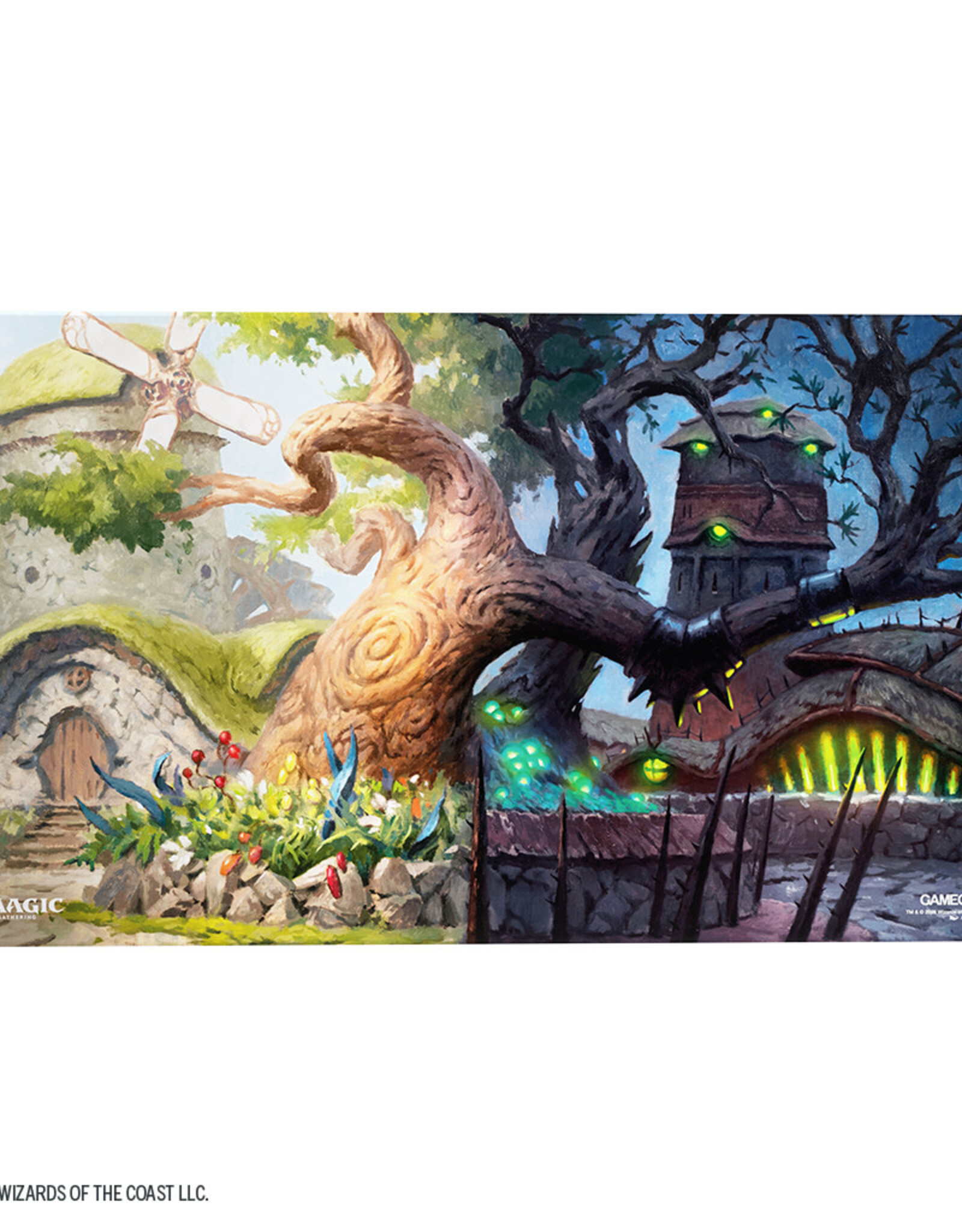 Playmat: MTG Lorwyn Eclipsed Shiny Temple Garden
