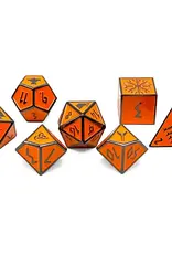 Norse Foundry Norse Metal RPG Dice (7) Molten Lava