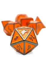 Norse Foundry Norse Metal RPG Dice (7) Molten Lava