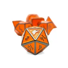 Norse Foundry Norse Metal RPG Dice (7) Molten Lava