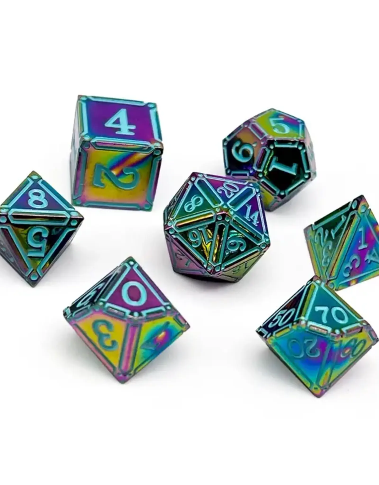 Norse Foundry Norse Metal RPG Dice (7) Ironworks Skyborn