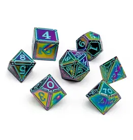 Norse Foundry Norse Metal RPG Dice (7) Ironworks Skyborn