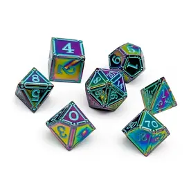 Norse Foundry Norse Metal RPG Dice (7) Ironworks Skyborn