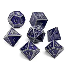 Norse Foundry Norse Metal RPG Dice (7) Doppelganger