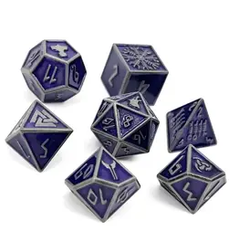 Norse Foundry Norse Metal RPG Dice (7) Doppelganger
