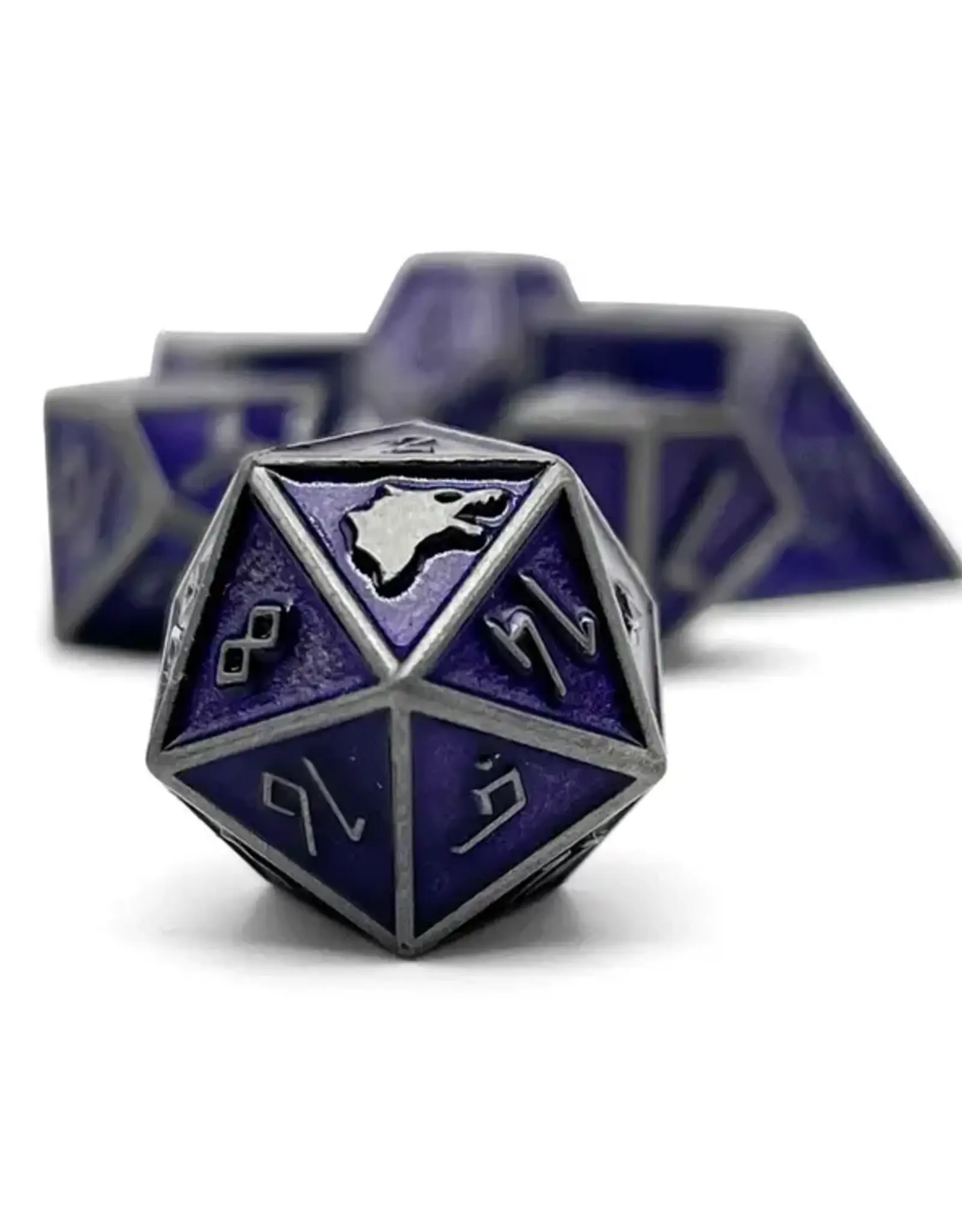 Norse Foundry Norse Metal RPG Dice (7) Doppelganger
