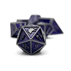 Norse Foundry Norse Metal RPG Dice (7) Doppelganger