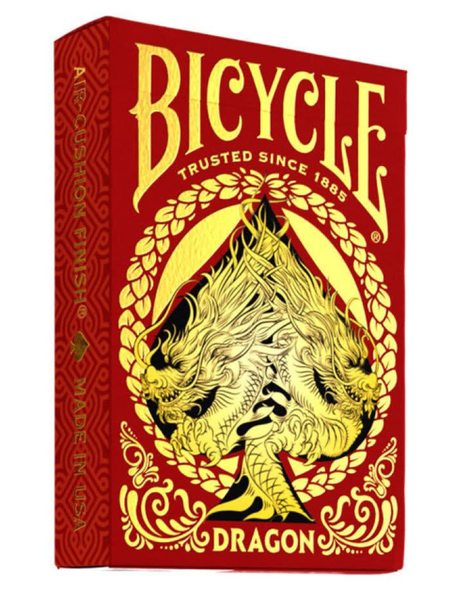 United States Playing Card Co Playing Cards: Bicycle Dragon Red