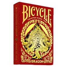 United States Playing Card Co Playing Cards: Bicycle Dragon Red