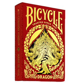 United States Playing Card Co Playing Cards: Bicycle Dragon Red