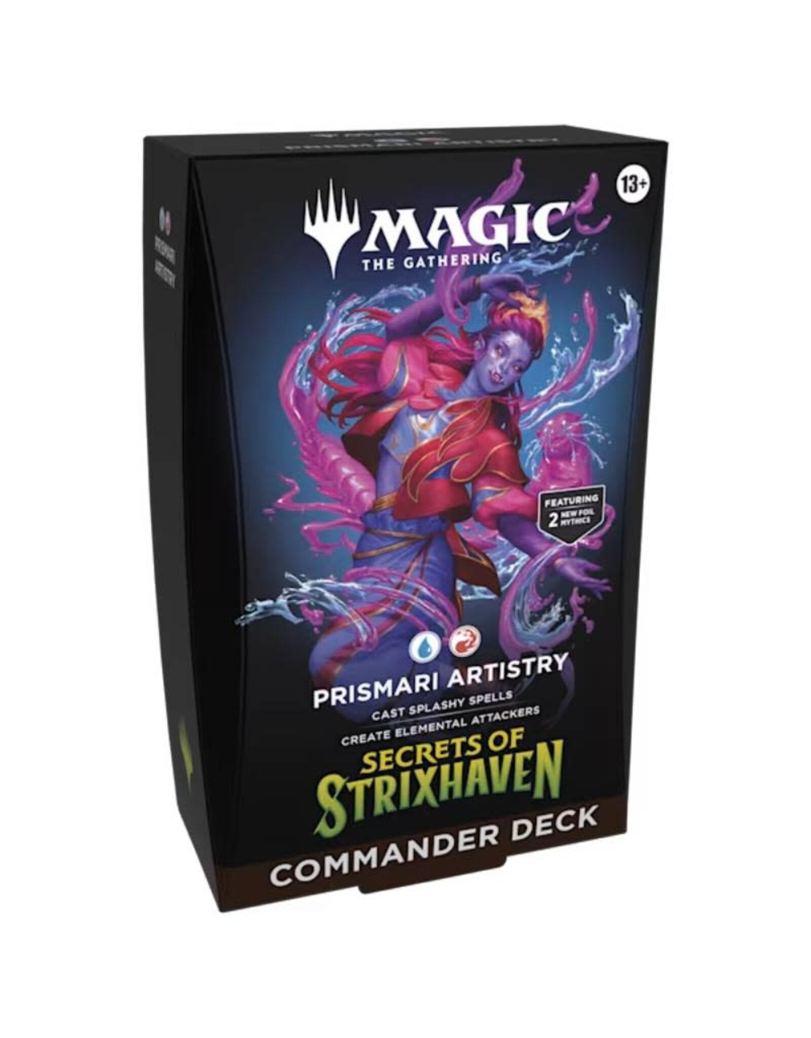 Wizards of the Coast MTG Secrets of Strixhaven Commander Prismari Aristry (Blue/Red)