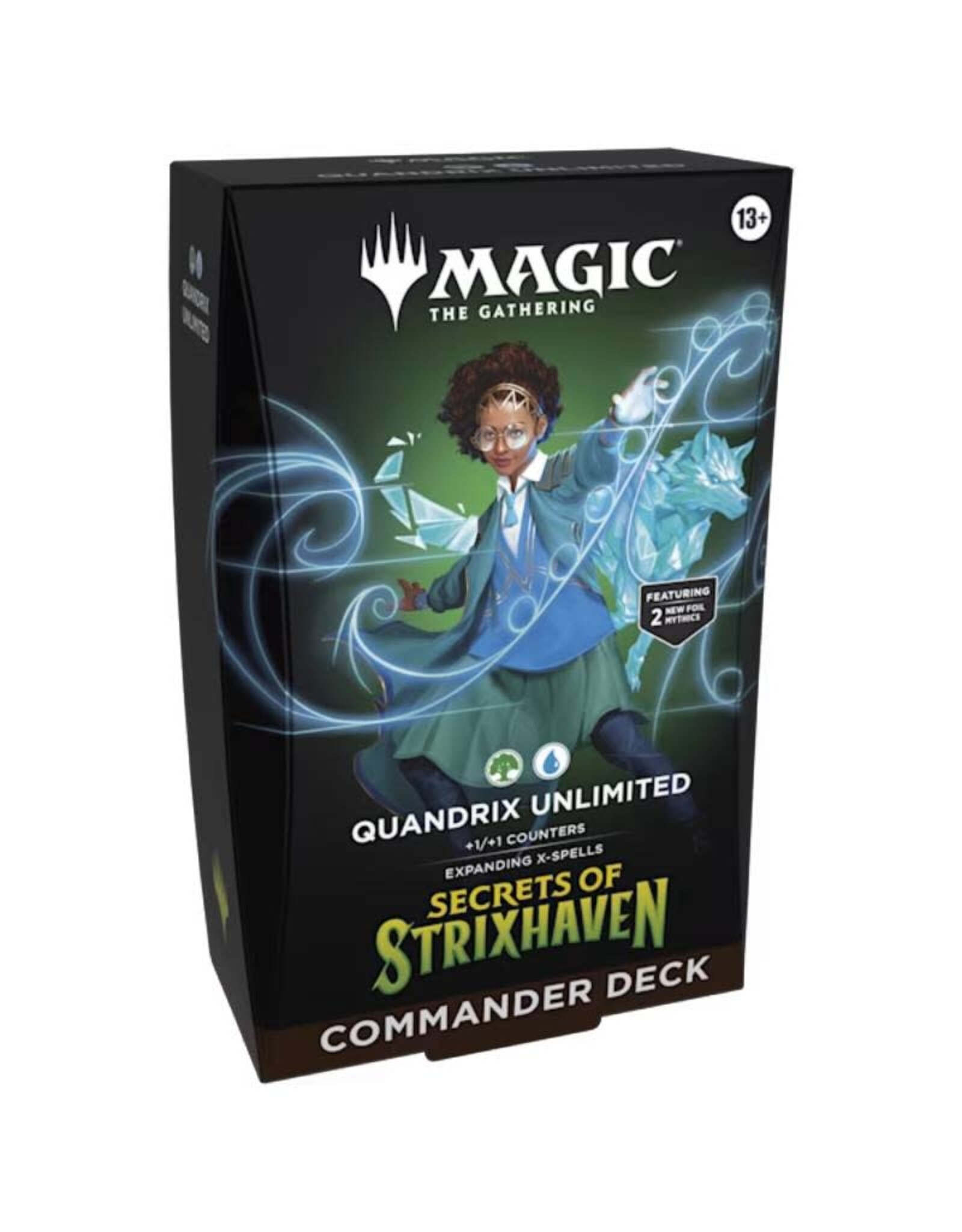 Wizards of the Coast MTG Secrets of Strixhaven Commander Quandrix Unlimited (Green/Blue)