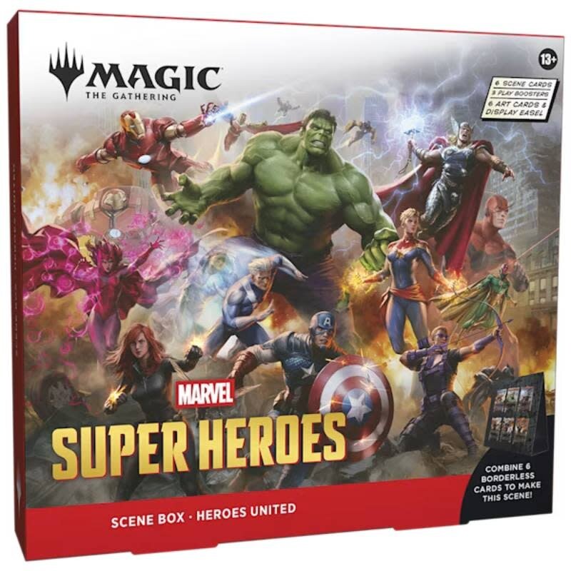 Wizards of the Coast MTG Marvel Super Heroes Scene Box Heroes United