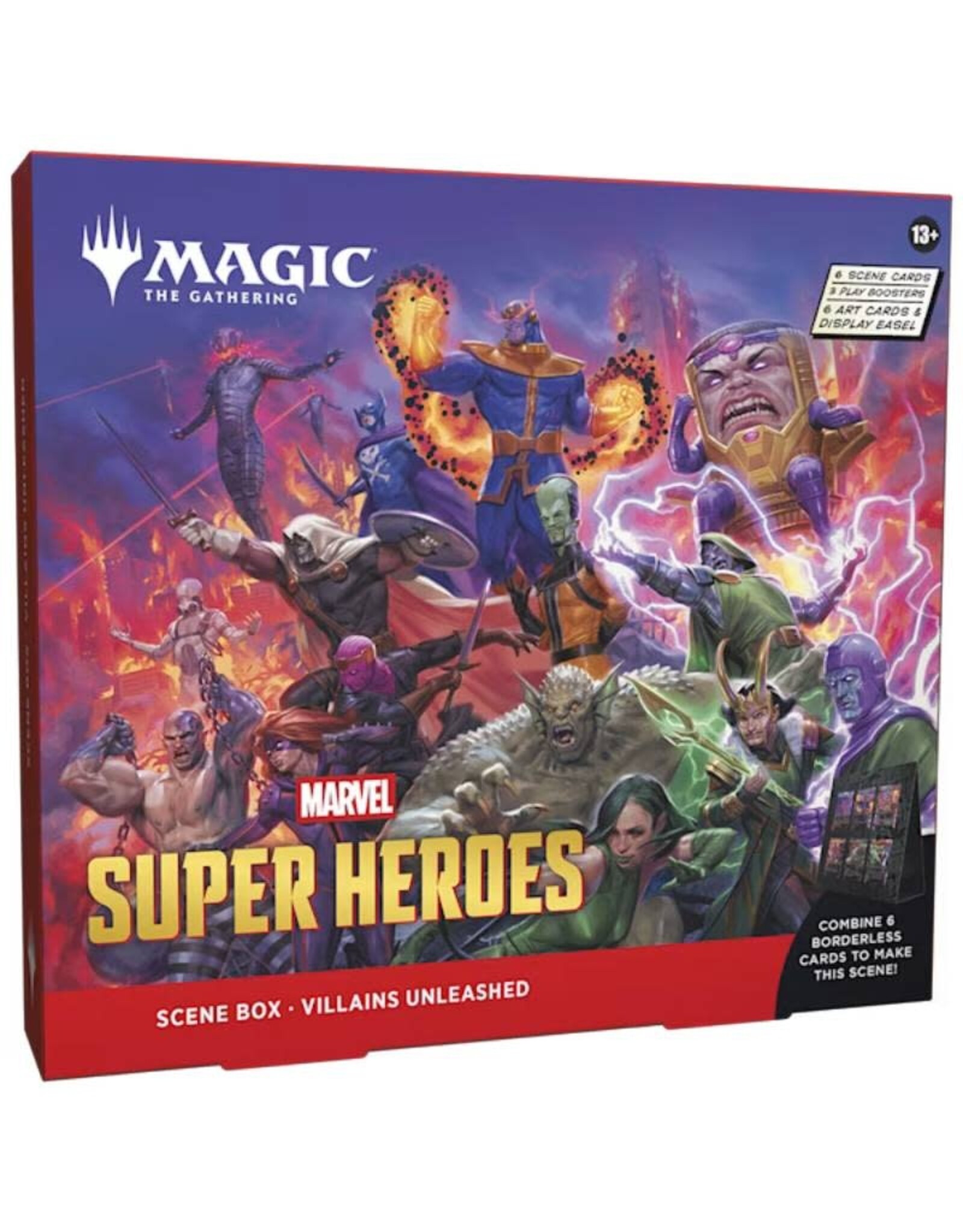 Wizards of the Coast MTG Marvel Super Heroes Scene Box Villains Unleashed