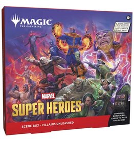 Wizards of the Coast MTG Marvel Super Heroes Scene Box Villains Unleashed