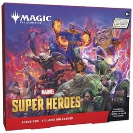 Wizards of the Coast MTG Marvel Super Heroes Scene Box Villains Unleashed