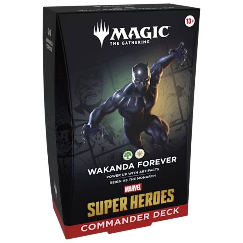 Wizards of the Coast MTG Marvel Super Heroes Commander Deck Wakanda Forever