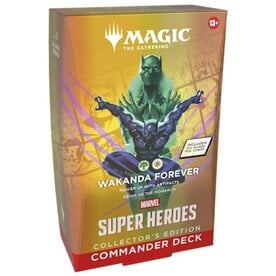 Wizards of the Coast MTG Marvel Super Heroes Commander Deck Collectors Edition Wakanda Forever