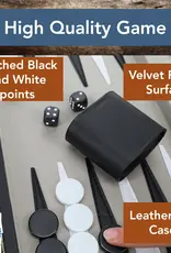 Backgammon 15 Inch Black Case
