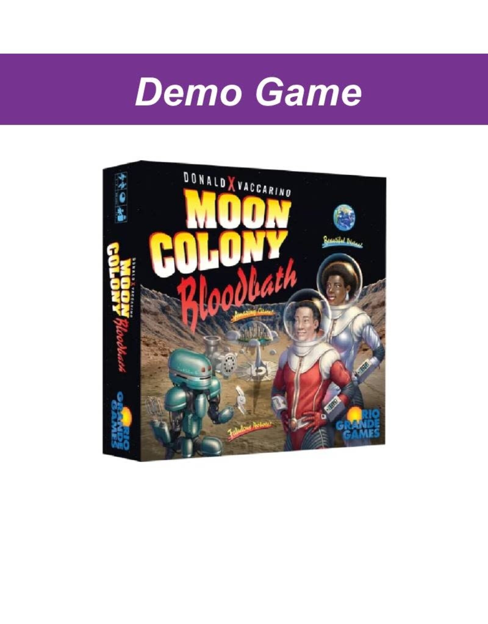 Rio Grande Games (DEMO) Moon Colony Bloodbath.  Free to Play In Store!