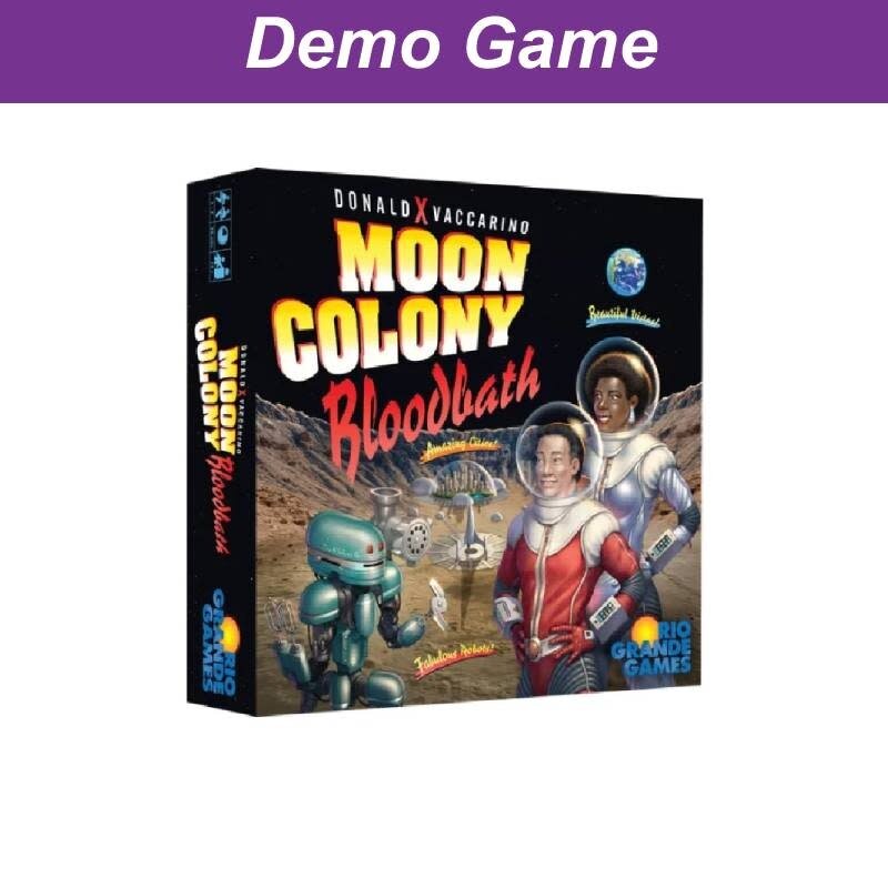 Rio Grande Games (DEMO) Moon Colony Bloodbath.  Free to Play In Store!